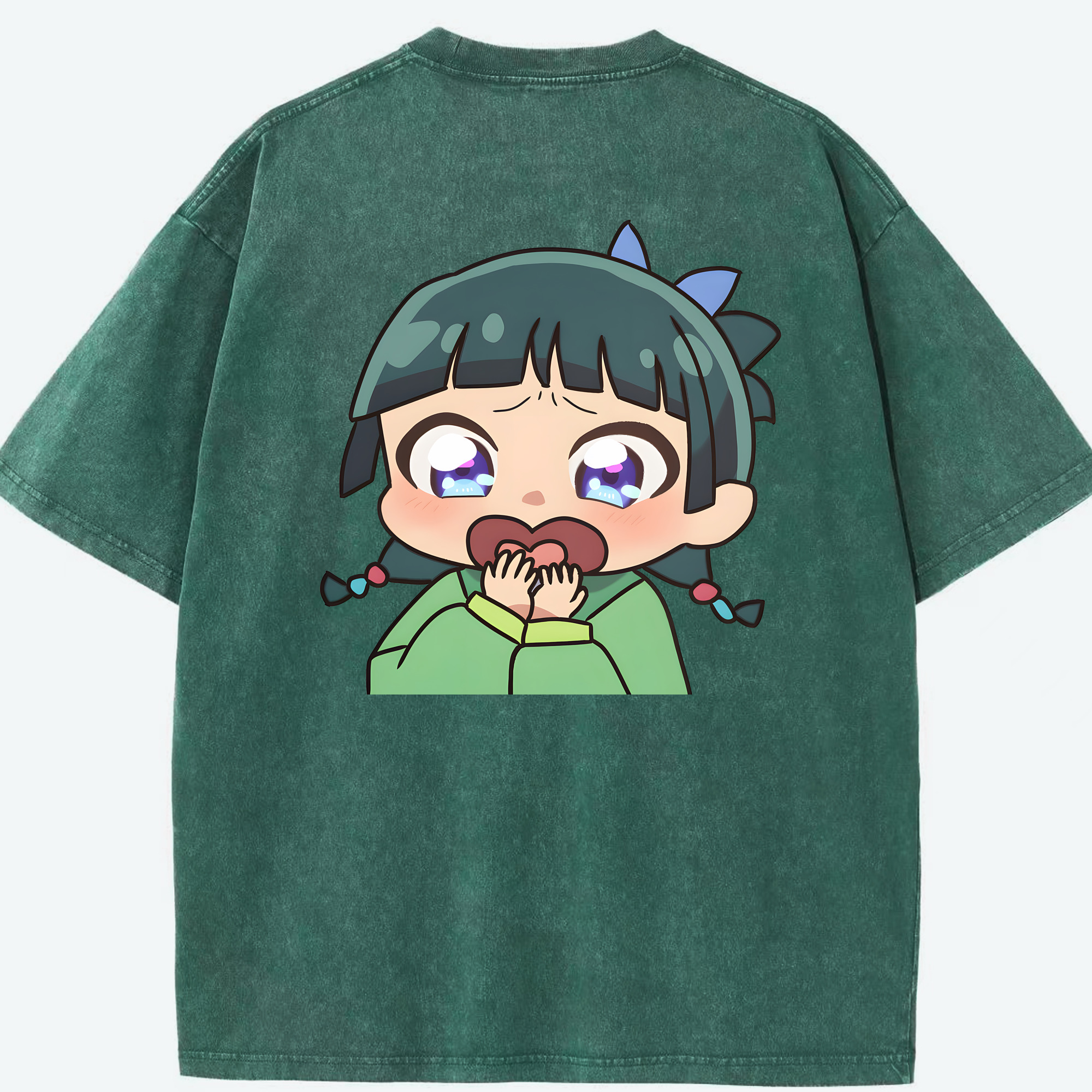 （画像用） 薬屋のひとりごと The Apothecary Diaries 綿100% ヴィンテージ風 半袖Tシャツ（背面プリント）